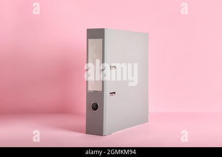 Office folder on color background Stock Photo
