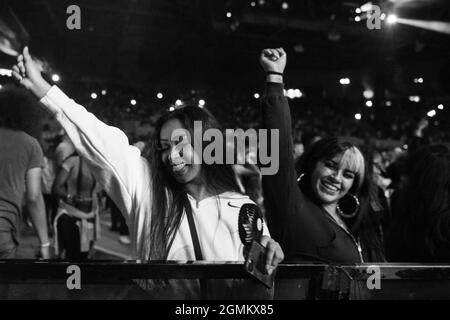 Concord, USA. 18th Sep, 2021. Crowd on Day One of the Lights on Festival at Concord Pavilion on September 18, 2021 in Concord, California. (Photo by Chris Tuite/imageSPACE) Credit: Imagespace/Alamy Live News Stock Photo