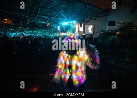 Concord, USA. 18th Sep, 2021. Crowd on Day One of the Lights on Festival at Concord Pavilion on September 18, 2021 in Concord, California. (Photo by Chris Tuite/imageSPACE) Credit: Imagespace/Alamy Live News Stock Photo