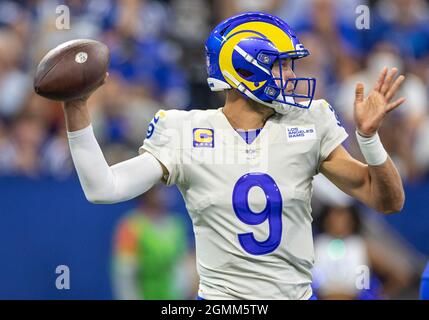 Inglewood, California, USA. 13th Feb, 2022. Los Angeles Rams quarterback  Matthew Stafford (9) argues with Cincinnati Bengals free safety Vonn Bell  (24) after a hard hit on Los Angeles Rams wide receiver