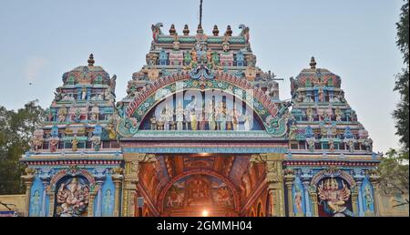 meenakshi amman temple madurai tamil nadu india Stock Photo