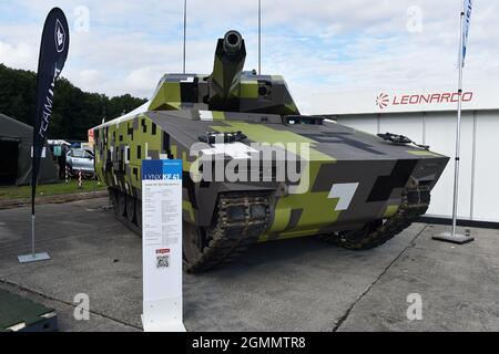 Mosnov, Czech Republic. 18th Sep, 2021. Days of NATO and the Czech Air Force Days in Ostrava - Mosnov airport, Czech Republic, September 18, 2021. Pictured Lynx KF41. Credit: Jaroslav Ozana/CTK Photo/Alamy Live News Stock Photo