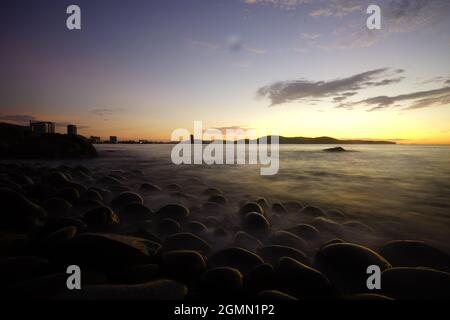 Nice landscape in Binh Dinh province central Vietnam Stock Photo