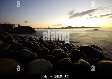 Nice landscape in Binh Dinh province central Vietnam Stock Photo