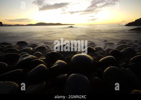 Nice landscape in Binh Dinh province central Vietnam Stock Photo