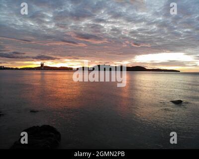 Nice landscape in Binh Dinh province central Vietnam Stock Photo