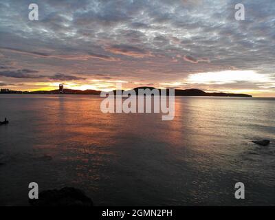 Nice landscape in Binh Dinh province central Vietnam Stock Photo