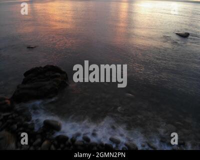 Nice landscape in Binh Dinh province central Vietnam Stock Photo