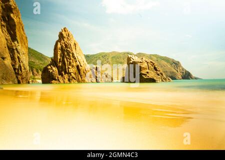 Ky Co beach in Binh Dinh province central Vietnam Stock Photo