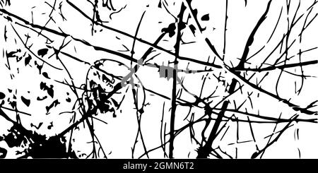 Scratch black and white grunge texture. Dust overlay distress texture. Dirty design element. Vector illustration. Ideal to create grungy effect Stock Vector