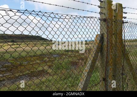 The proposed site of the deep coal mine, Whitehaven, Cumbria, United Kingdom Stock Photo