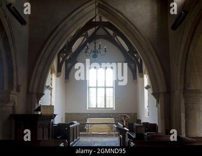 St. Nicholas Church, Bringhurst, Leicestershire, England, UK Stock Photo