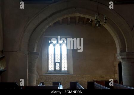 St. Nicholas Church, Bringhurst, Leicestershire, England, UK Stock Photo