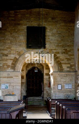 St. Nicholas Church, Bringhurst, Leicestershire, England, UK Stock Photo