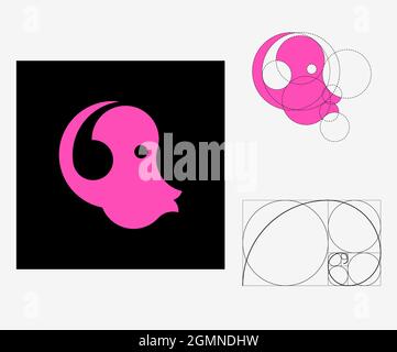 Vector illustration in graphic style. Digital art Stock Vector