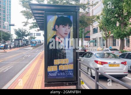 BTS Jungkook's birthday, September 11, 2021 : A billboard (L