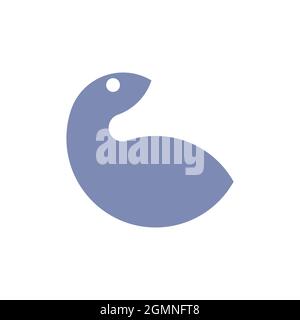 Vector squirrel in golden ratio style. Editable illustration Stock Vector