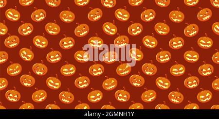 Halloween Pumpking Design For Holiday Party Celebration Vector Art Background Stock Vector