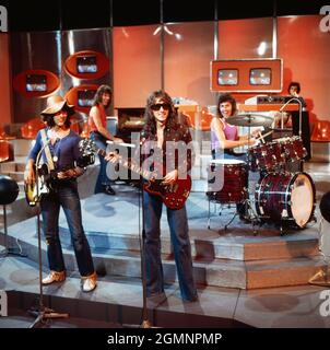 Disco, Musiksendung, Deutschland 1971 - 1982, Sendung vom 31. August 1974, Interpret: Band 'The Tremeloes' Stock Photo