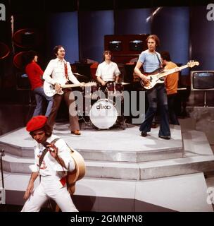 Disco, Musiksendung, Deutschland 1971 - 1982, Sendung vom 23. November 1974, Interpret: Band 'The Rubettes' Stock Photo