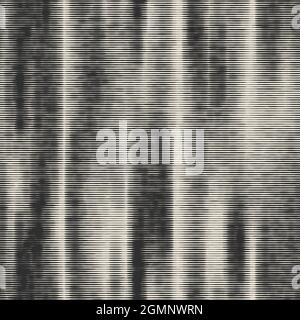 Seamless monochrome urban degrade striped effect in vector repeat graphic motif for print Stock Vector
