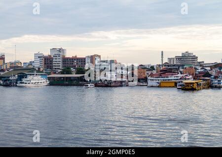 MANAUS, BRAZIL - JULY 25, 2015: Skyline of Manaus, Brazil Stock Photo