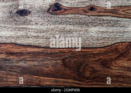 close-up brown rustic wood grain textured background Stock Photo