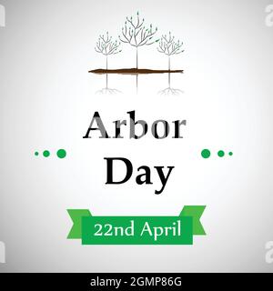 Arbor Day Background Stock Vector