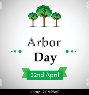 Arbor Day Background Stock Vector