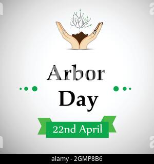 Arbor Day Background Stock Vector