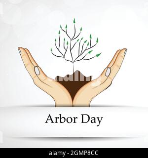 Arbor Day Background Stock Vector