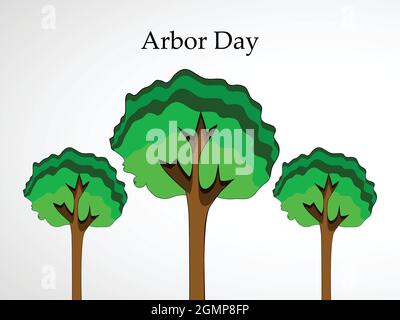 Arbor Day Background Stock Vector