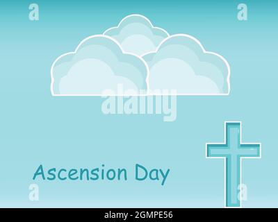 Ascension Day Background Stock Vector