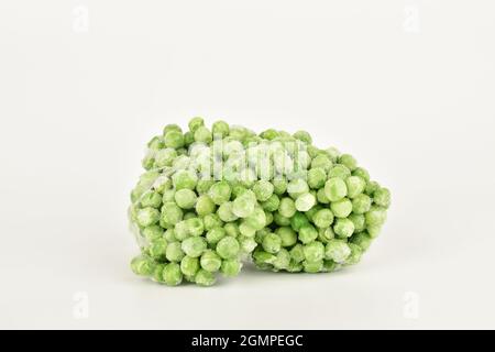 frozen peas isolated on white background Stock Photo