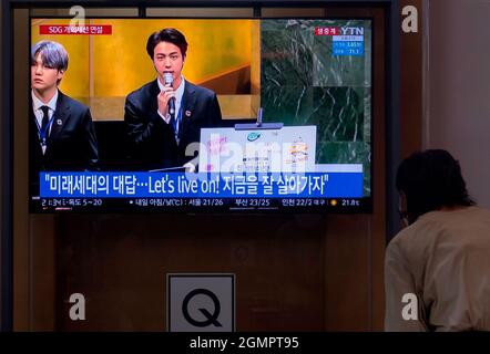 BTS speech pulls in millions of views for UN sustainability forum :  International : News : The Hankyoreh