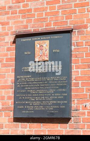 Szczecinek, Poland - May 31, 2021: Souvenir of weddings of the Polish nation. Stock Photo