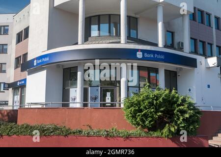 Pila, Poland - May 31, 2021: PKO BP Bank office. Stock Photo