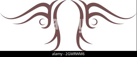 Tattoo icon logo design template vector Stock Vector
