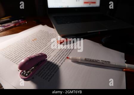kEEP on working! u will never regret moments that you're working! Stock Photo