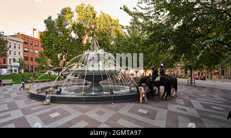 Berczy Park Claude Cormier CCxA Stock Photo