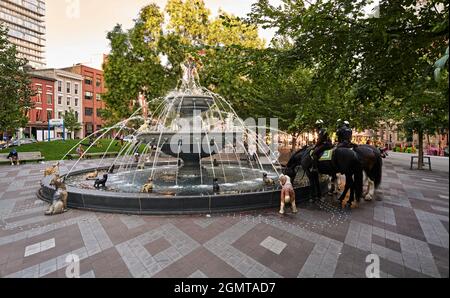 Berczy Park Claude Cormier CCxA Stock Photo