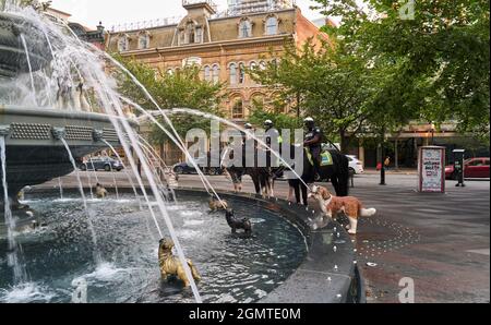 Berczy Park Claude Cormier CCxA Stock Photo