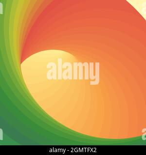 Color Swirl Wormhole Vortex Twist Generative Art background illustration Stock Vector