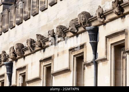 Oxford, England - 24 March 2012; no people in view; Magdalen is one of the largest and oldest of the Oxford University Colleges. It also has its very Stock Photo