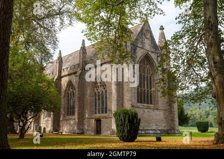 Dunkeld Cathedral in Dunkeld, Perthshire, Scotland Stock Photo