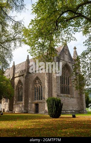 Dunkeld Cathedral in Dunkeld, Perthshire, Scotland Stock Photo