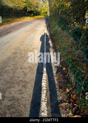 Radley Village, Oxfordshire, England - 27 October 2020;  no people in shot. One of the few plus points about the current pandemic is that you can safe Stock Photo