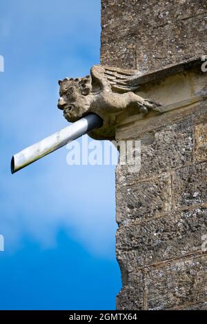 Radley, Oxfordshire, England - 28 July 2020; no people in view.    This is the fine Anglican Parish church of St James the Great in my home village of Stock Photo