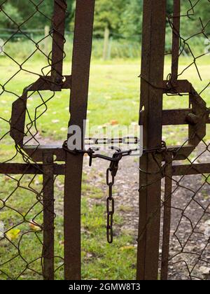 Radley Village, Oxfordshire, England - 26 July 2020    I often see abstract patterns and spot interesting vignettes, even on my daily lockdown walks i Stock Photo