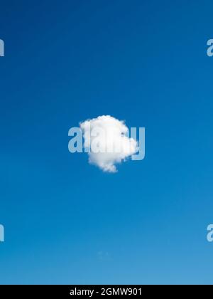 Radley Village, Oxfordshire, England - 20 July 2020; no people in view. I love looking at the skies. What you see is often beautiful, and ever-changin Stock Photo